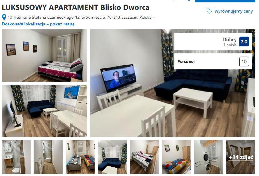 Luksusowy Apartament Przy Dworcu Szczecin Exteriör bild