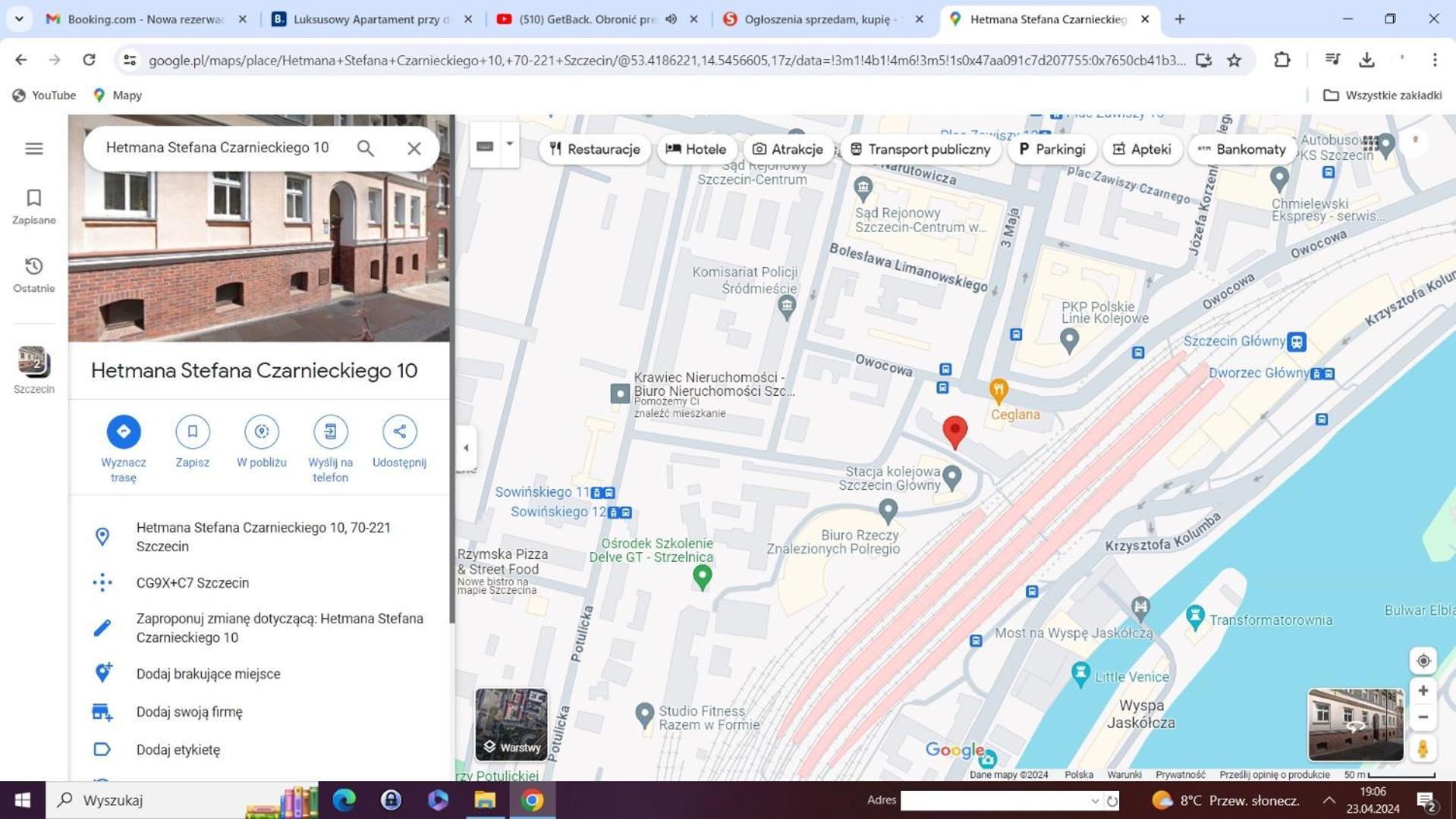 Luksusowy Apartament Przy Dworcu Szczecin Exteriör bild